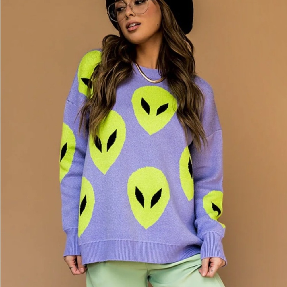 Dressed in Lala Too Cool For You Knit Sweater